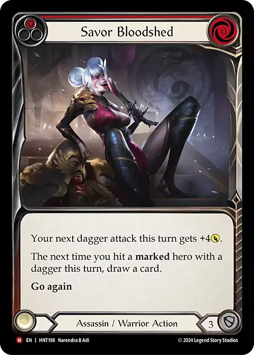 Savor Bloodshed Frente