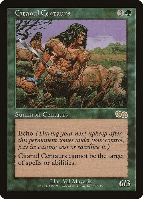 Citanul Centaurs Card Front
