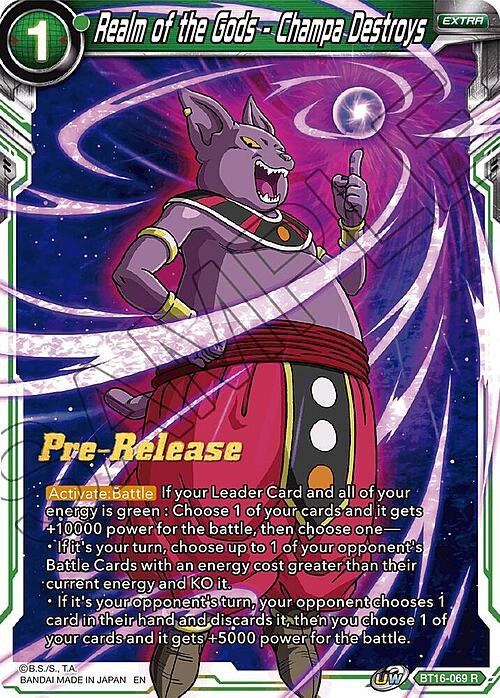 Realm of the Gods - Champa Destroys Card Front