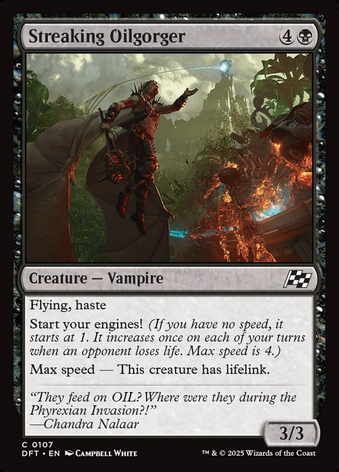 mtg aetherdrift black cards Magic The Gathering Commander Deck Set (4 Decks) Put two of them into your hand and the rest on the bottom of your library in any order Streaking Oilgorger Aetherdrift | Magic