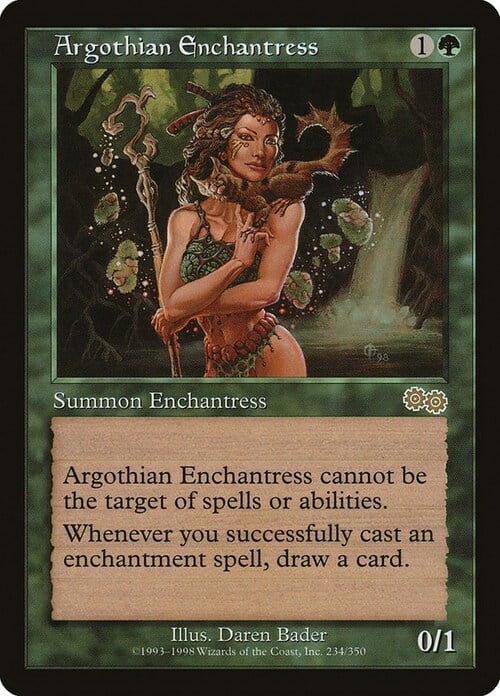 Argothian Enchantress Card Front