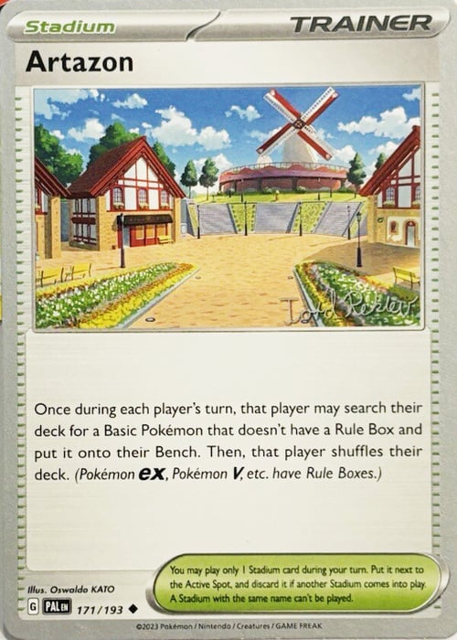 Los Tazones Card Front