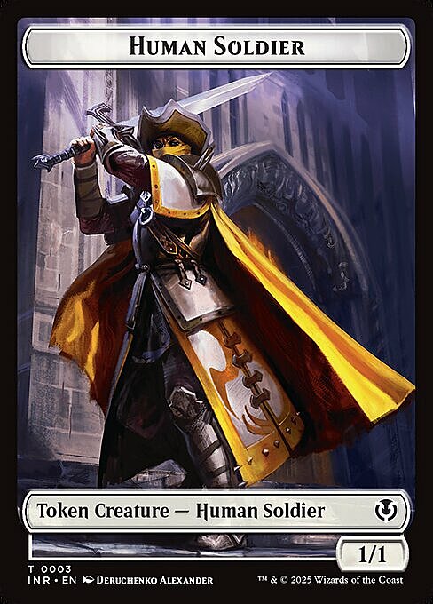 Human Soldier // Clue Card Front