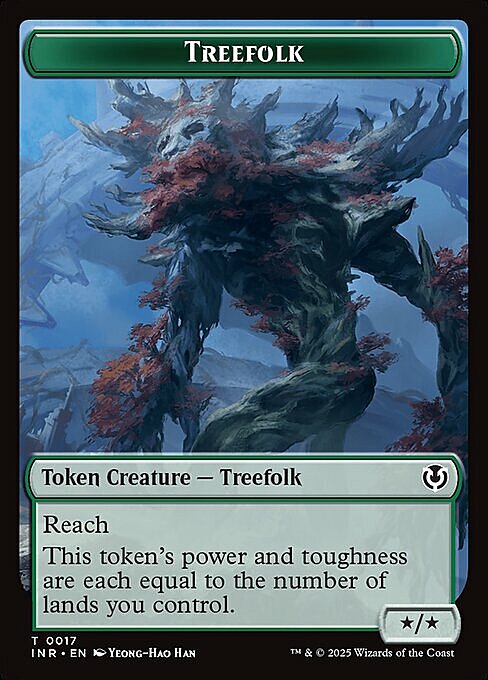 Treefolk // Wrenn and Seven Emblem Card Front
