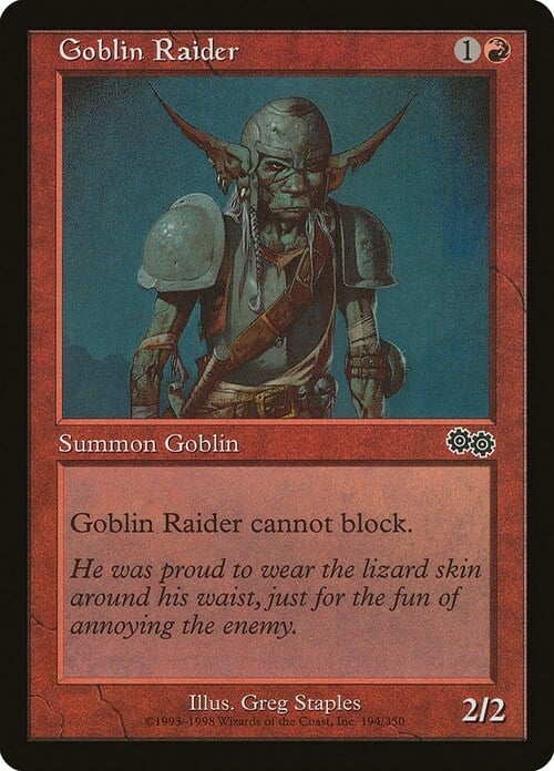 Goblin Raider Card Front