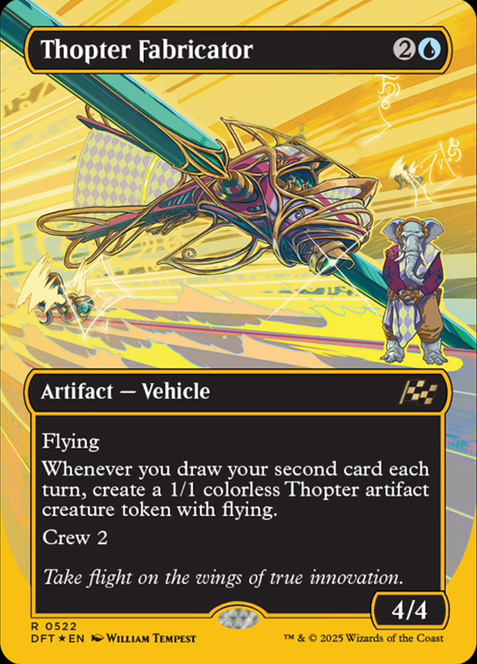 thopter cards mtg Foundry Print Tezzeret Thopter Fabricator