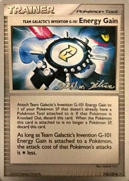 Invenzione Team Galassia G-101 Aumento Energetico Card Front