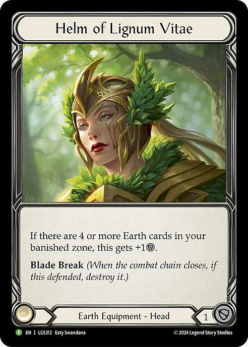 Helm of Lignum Vitae Card Front