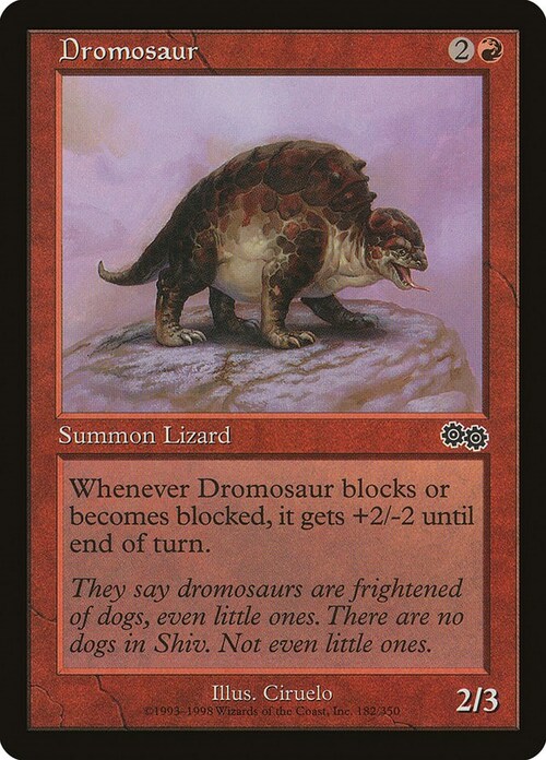 Dromosaur Card Front