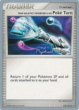 Invenzione Team Galassia G-105 Poké Rientro Card Front