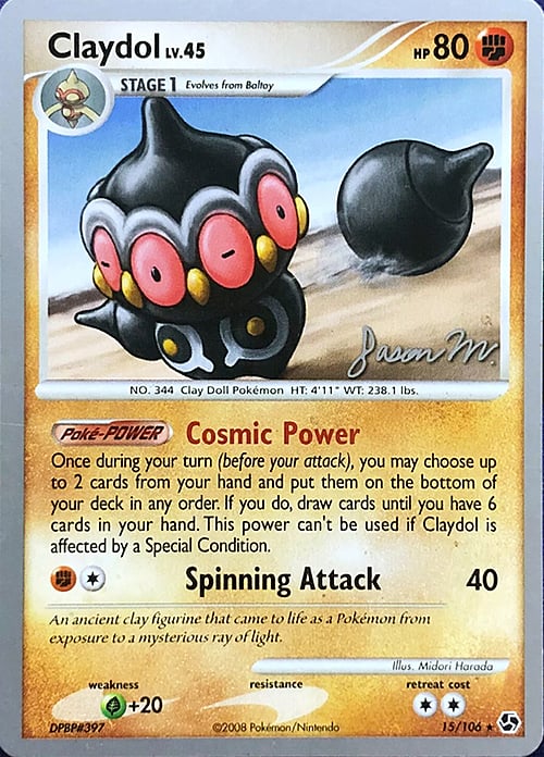 Claydol Lv.45 Card Front