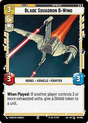Blade Squadron B-Wing Card Front