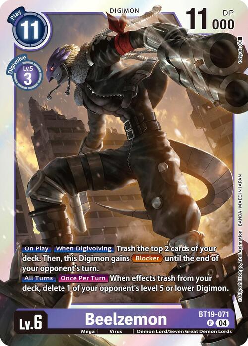 Beelzemon Card Front