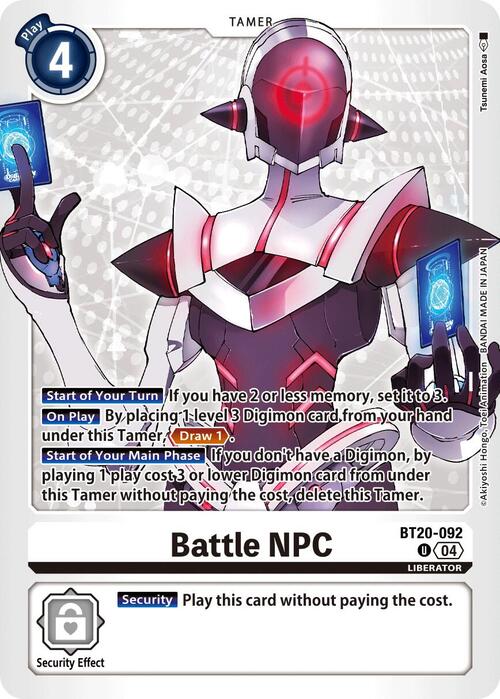 Battle NPC Card Front