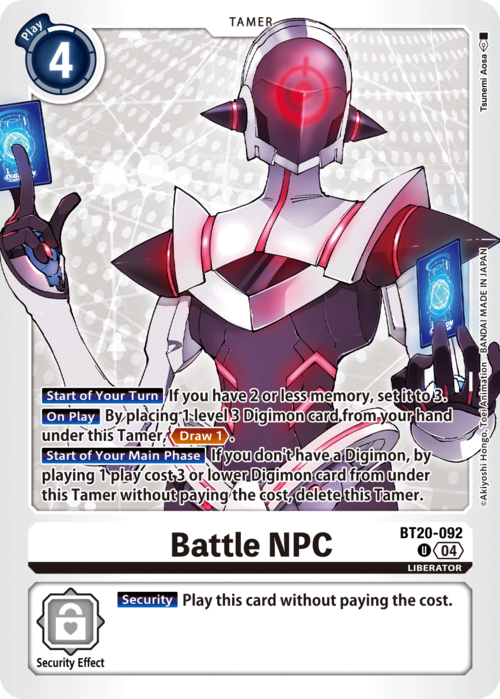 Battle NPC Card Front