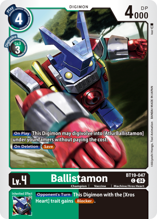 Ballistamon Card Front
