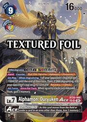 Alphamon: Ouryuken ACE · Textured BT20-060t