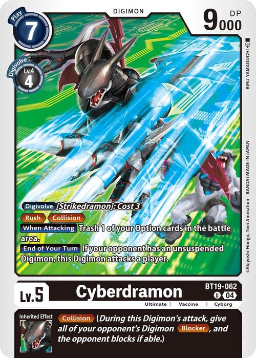 Cyberdramon Card Front
