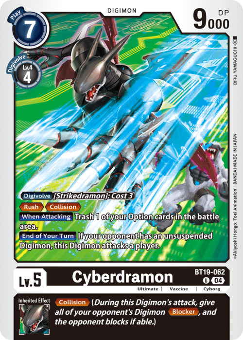Cyberdramon Card Front
