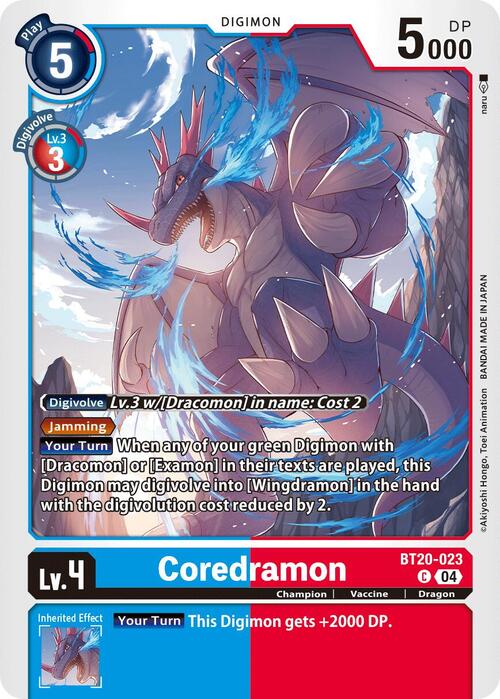 Coredramon Card Front