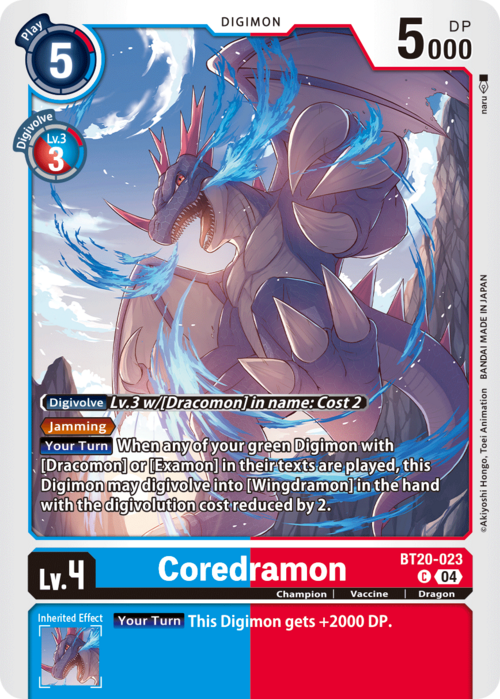 Coredramon Card Front
