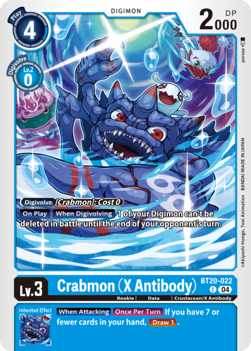 Crabmon Card Front