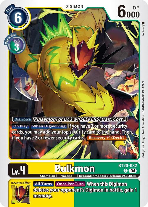 Bulkmon Card Front