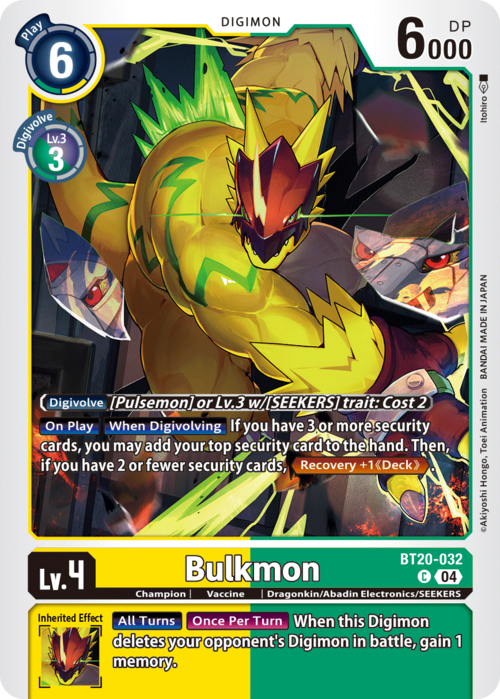 Bulkmon Card Front