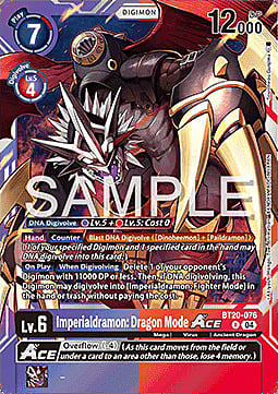 Imperialdramon: Dragon Mode ACE Card Front