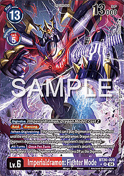 Imperialdramon: Fighter Mode Card Front
