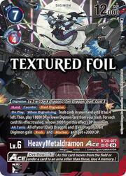 HeavyMetaldramon ACE · Textured BT20-077t