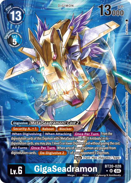 GigaSeadramon Card Front