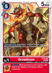 Growlmon BT19-009