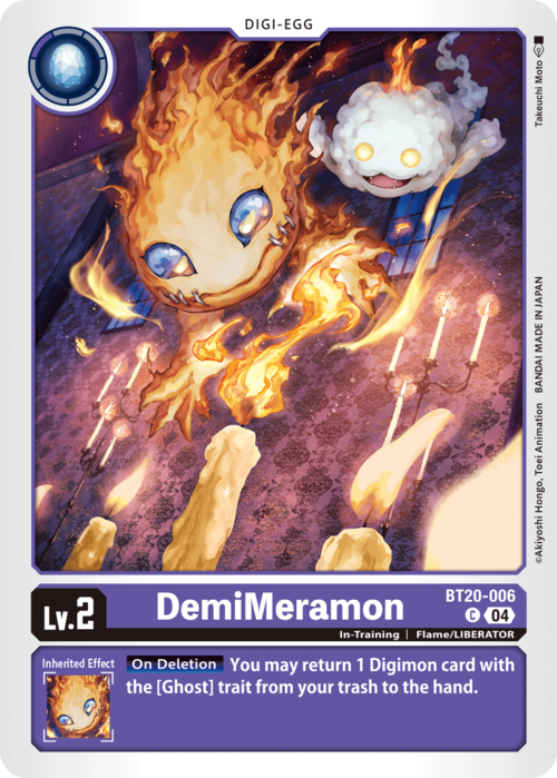 DemiMeramon Card Front
