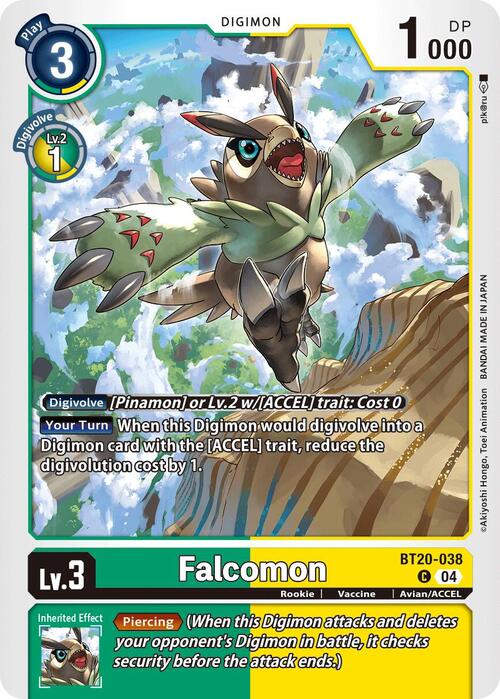 Falcomon Card Front