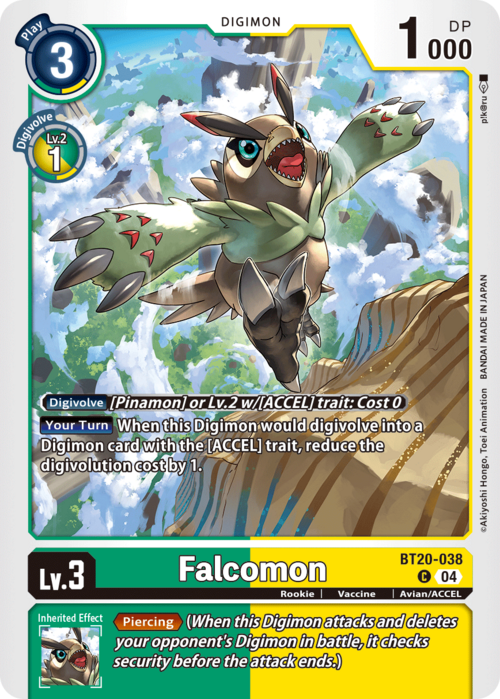 Falcomon Card Front