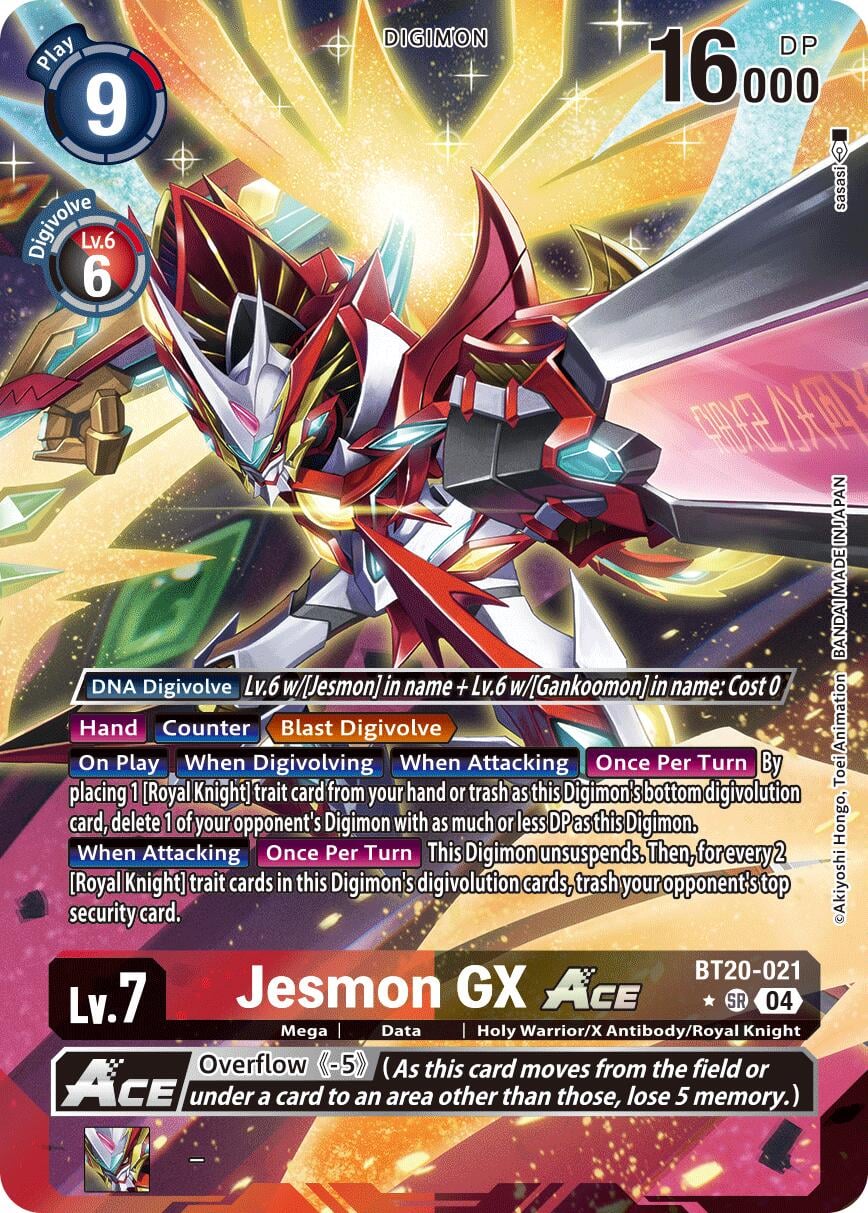 Jesmon GX ACE Special Booster Ver 2.5 | Digimon | CardTrader Jesmon GX ACE Special Booster Ver 2.5 | Digimon | CardTrader