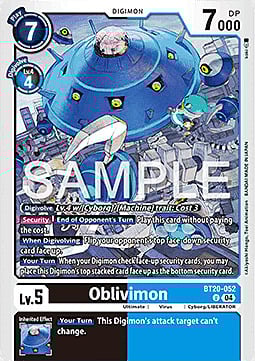 Oblivimon Card Front