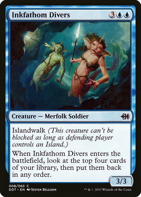 Inkfathom Divers Card Front