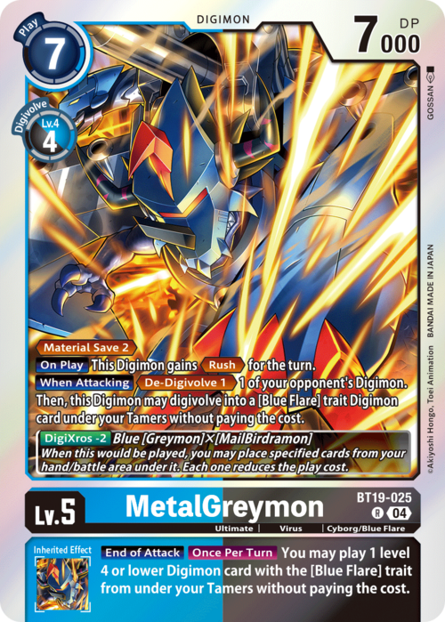 MetalGreymon Card Front