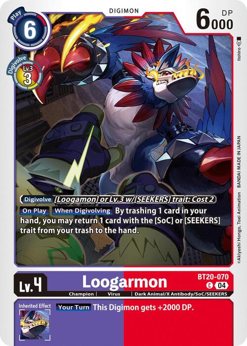 Loogarmon Card Front