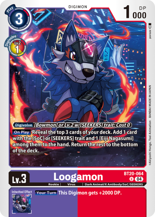 Loogamon Card Front