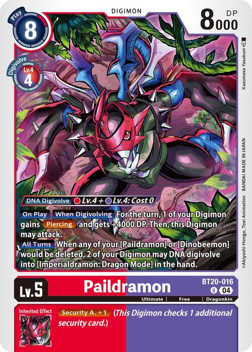 Paildramon Card Front