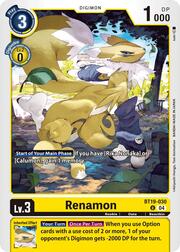 Renamon BT19-030
