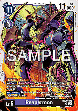 Reapermon Card Front