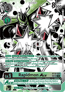 Rapidmon ACE Special Booster Ver 2.5 | Digimon | CardTrader