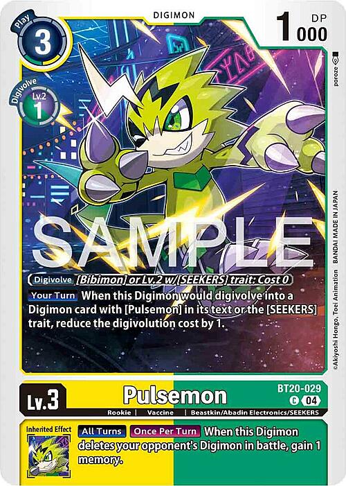 Pulsemon Card Front