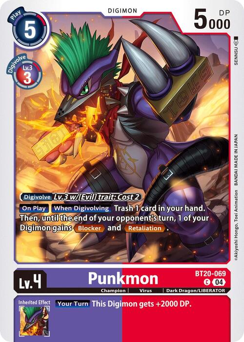 Punkmon Card Front