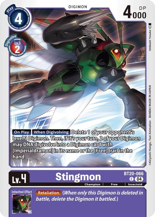 Stingmon Card Front