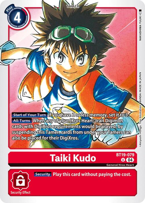 Taiki Kudo Card Front